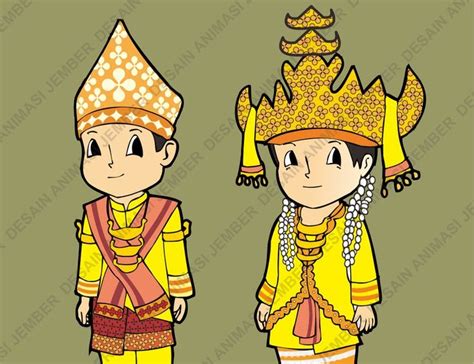Gambar Pakaian Adat Sunda Kartun - Jatmika: Pakaian adat tradisional di Indonesia : Pakaian adat