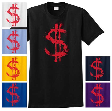 Money Sign T Shirt Mens Money Cash Symbol American Dollar Design Hilarious Tee Cotton Print