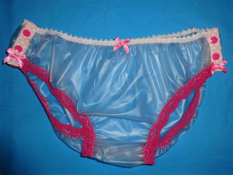 Pvc Plastic Pants Panties Knickers In Shiny Semi Clear Pink My Xxx Hot Girl