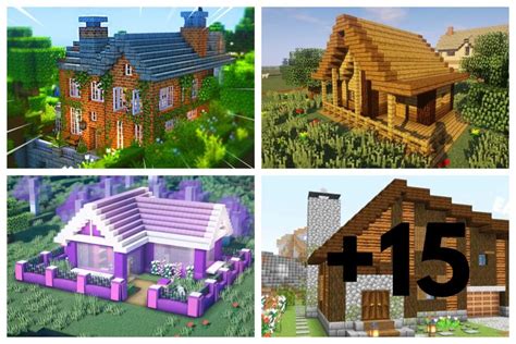 15 Impresionantes Diseños De Casas De Campo En Minecraft Casas De Campo