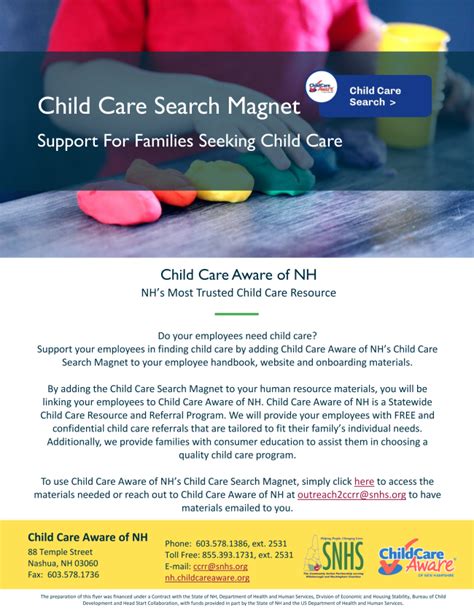 Child Care Aware Of Nh At A Glance