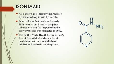 isoniazid rifampicin pyrazinamide and ethambutol ppt