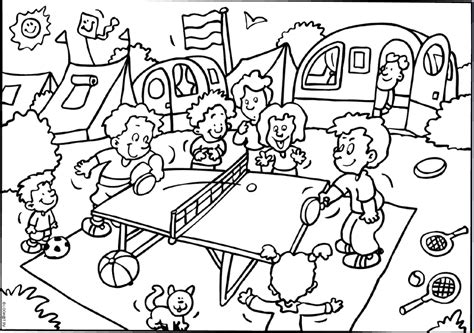 Kleurplaat Kindercamping Kleurplaten, Zomer kleurplaten, Kleurboek