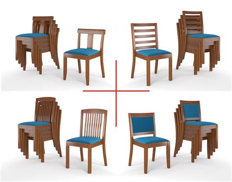 Wood Stacking Chairs Agati Furniture
