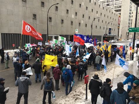 Protest Held Outside Nafta Talks To Put Pressure On Canadian