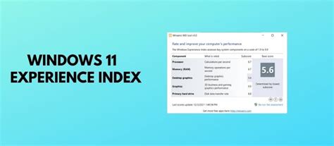 How To Check Windows 11 Experience Index Hitech Service