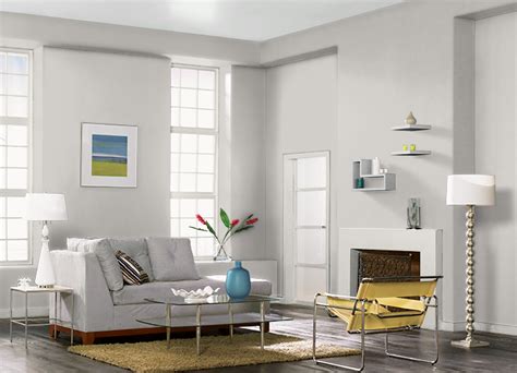 Behr Chic Gray Living Room Interior Design Ideas