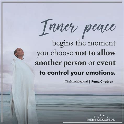 Inner Peace Begins The Moment You Choose Artofit