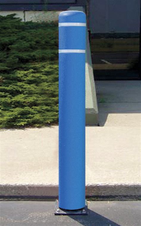 Post Guard 52 In Spring Mount Galvanized Steel Flexible Bollard With 7