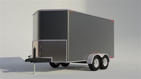 Cargo Trailer 3d Model In Trailers 3dexport