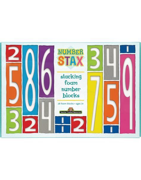 Number Stax Stacking Foam Number Blocks Tools 4 Teaching