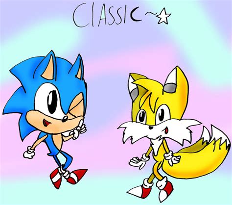 Classic Tails And Sonic By Pawstudio On Deviantart