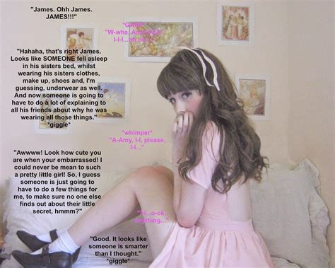 Pink And Frilly That Someone Is You Caption Prissy Sissy Sissy