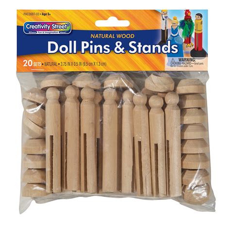 Doll Pins With Stands Creativity Street