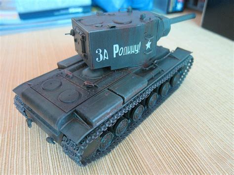 Kv2 Gigant Heavy Tank Soviet Wwii Plastic Model Military Vehicle Kit