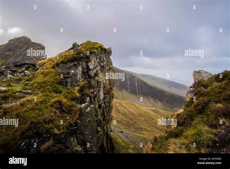 Mynydd Drws Y Coed On The Nantlle Ridge Mountain Range Snowdonia