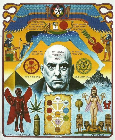 Aleister Crowley By Justin B The Magician Illuminati Art Aleister