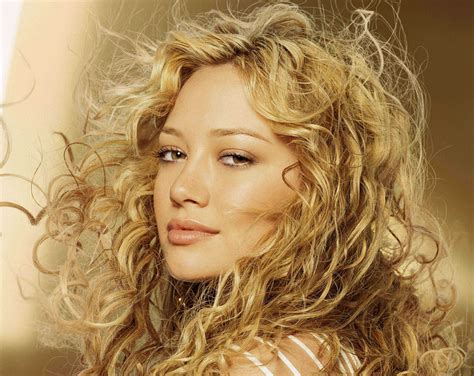 Hilary Duff New Curly Hair Wallpaper Hd Celebrities 4k