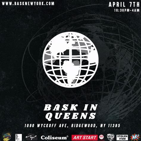 Baskny Bask In Queens Saturday April 7th Nycplugged