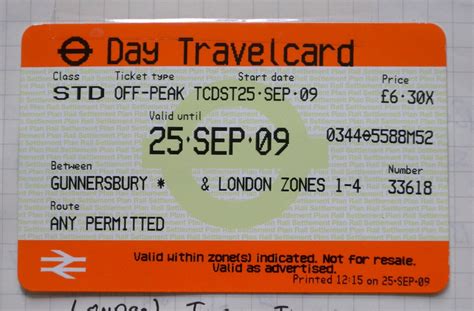 London Tube Tickets Telegraph
