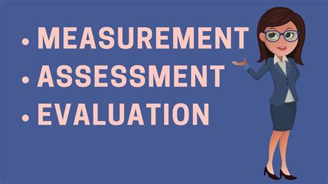 Measurement Assessment And Evaluation Youtube