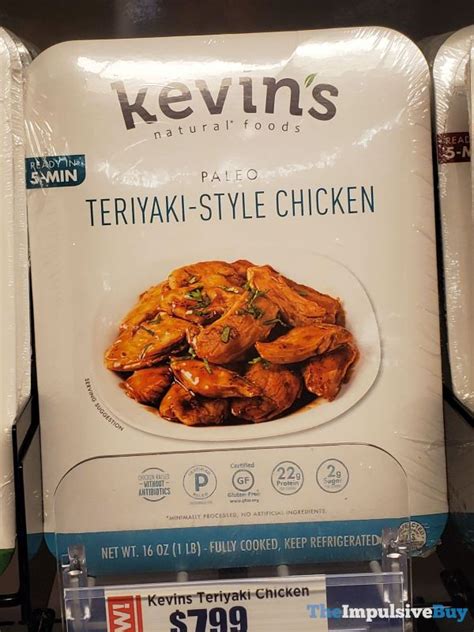 Subject to terms & availability. Kevin's Natural Foods Paleo Teriyaki-Style Chicken (With ...