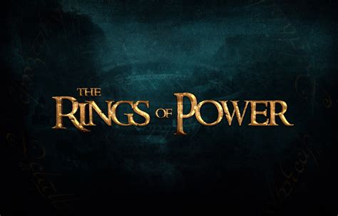 The Lord Of The Rings The Rings Of Power Logo Amazons The Lord Of The