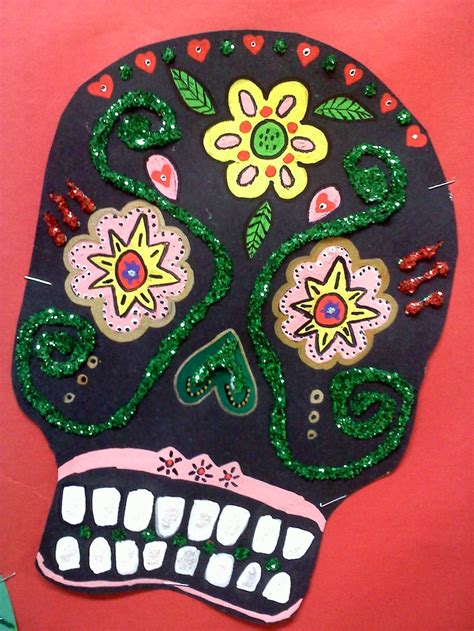 Day Of The Dead Art Project If Studying Mexico Halloween Art