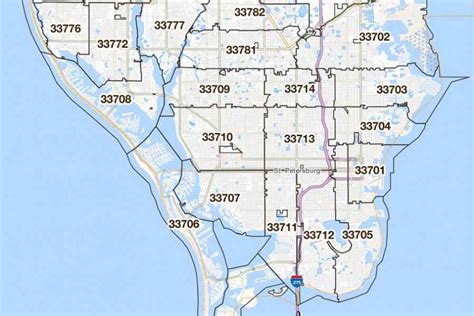 South tampa's premier zip code home search. St Petersburg Fl Zip Code Map | World Map Gray