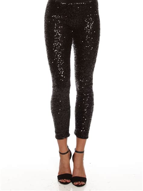 black sequin leggings black sequin leggings sequin leggings black sequins