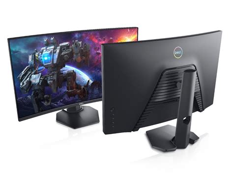 dell unveils gaming monitors    love flat  curved displays