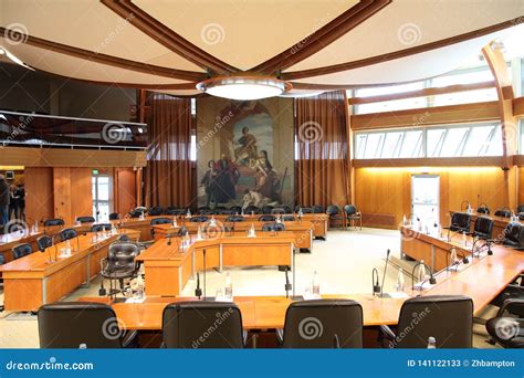 Conference Room In The County Government Offices In Laval France