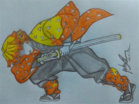 Kimetsu No Yaiba Relampago Zenitsu Desenho Em 2022 Anime Tatuagens