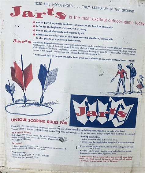 1960 Game Lawn Jarts Collectors Weekly