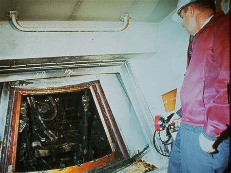 Nasa Displays The Scorched Apollo 1 Capsule Hatch 50 Years After Fire