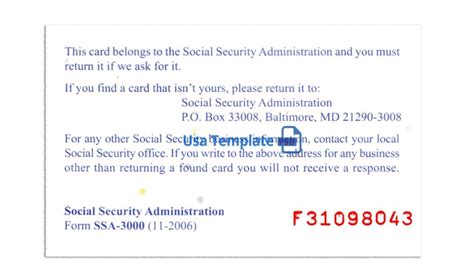 Check spelling or type a new query. USA Social Security Card psd Template: SSN Psd Template