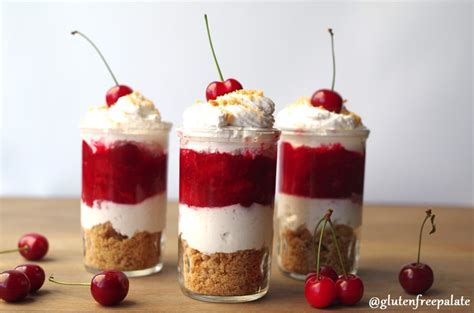 Whether you follow a gluten free diet out of choice or necessity, finding good food can sometimes be a challenge. Gluten-Free Cherry Pie Dessert Shots