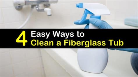 Frequent usage of your tub without general cleaning can lead to stains on your bathroom surfaces now that you know the proper and best way to clean fiberglass tub, you can reward yourself by lighting up some scented candles while soaking. 4 Easy Ways to Clean a Fiberglass Tub