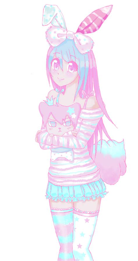 Sweet Little Fluffy Cotton Candy Girl 🍬 Candy Girl