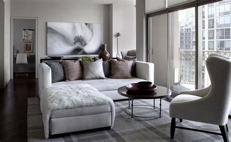 35 Chic Gray And Neutral Living Spaces Condo Living Room Decor Small