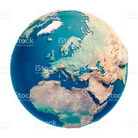 Europe 3d Render Planet Earth Royalty Free Stock Photo Royalty Free