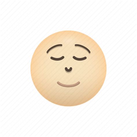 Emoji Face Happy Relieved Satisfied Icon Download On Iconfinder