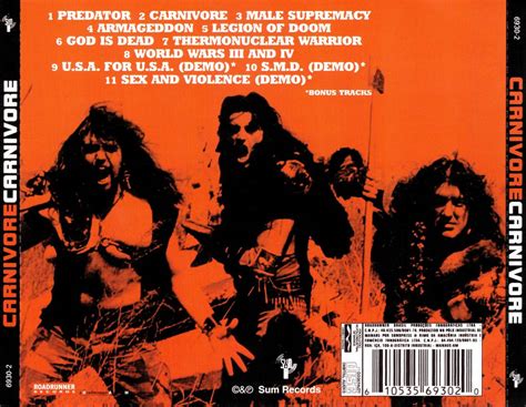 Carnivore Carnivore 1985 3 Bonus Tracks