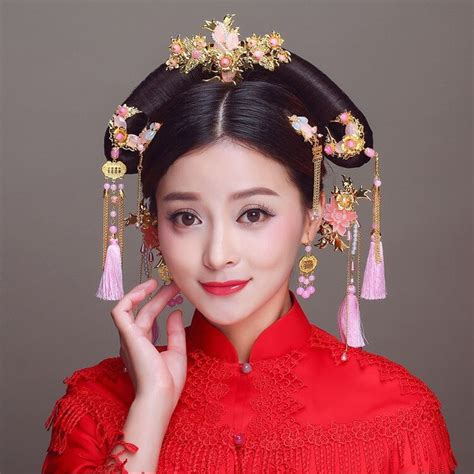 Chinese Brides Antique Headdress Chinese National Stream Comb Hair