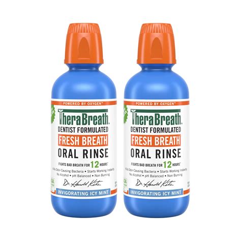 Buy Therabreath Fresh Breath Dentist Formulated Oral Rinse Icy Mint