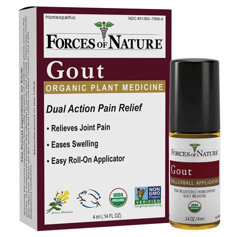 Natural Gout Pain Medication Forces Of Nature Medicine