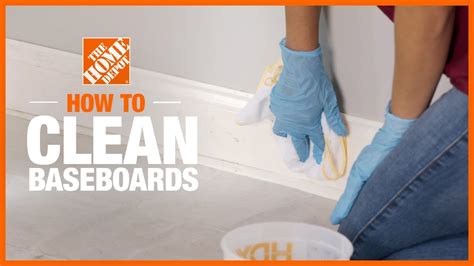 How To Clean Baseboards 🧽 The Home Depot Youtube