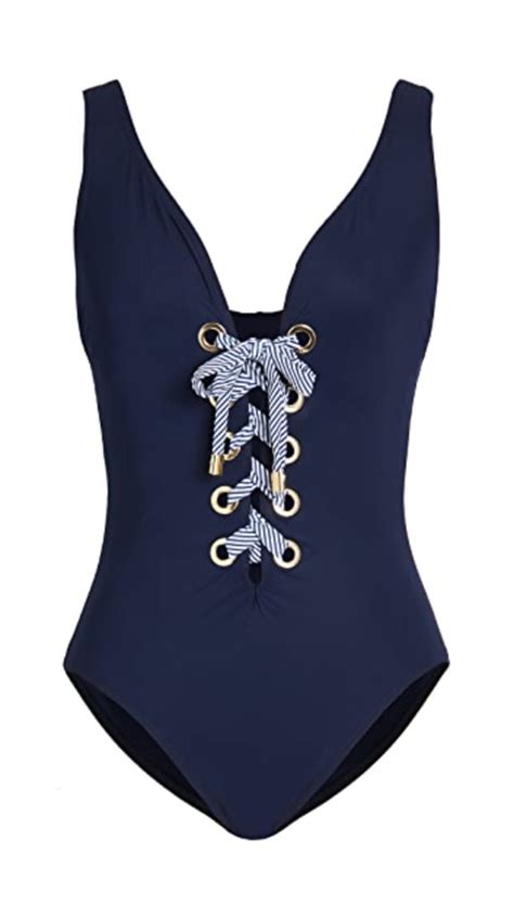 Karla Colletto Maritta V Neck One Piece Best Swimsuits For Short