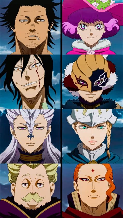 Black Clover Battle Of The Magic Knights Squad Captains In 2020