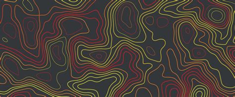 Topographic Multicolored Linear Background Abstraction With Place For